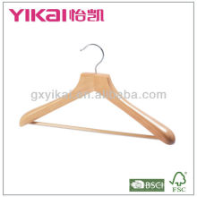 High quality anti slip wooden coat hangers